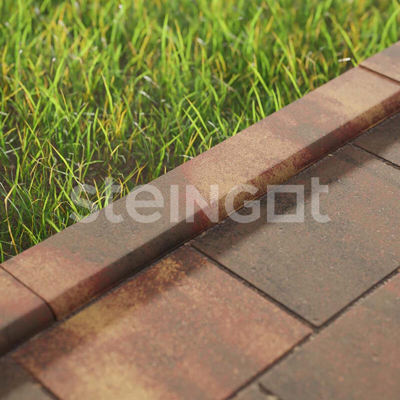 бордюр садовый steingot бр 100.20.8 color mix блэнд картинка 2