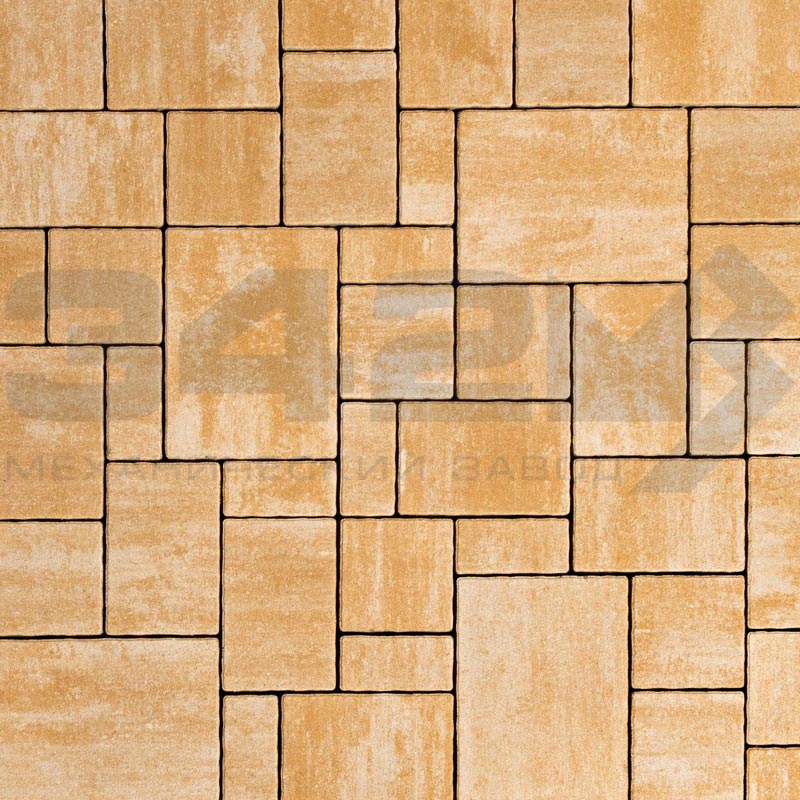 тротуарная плитка бавария color mix каракум h=60 мм картинка 3