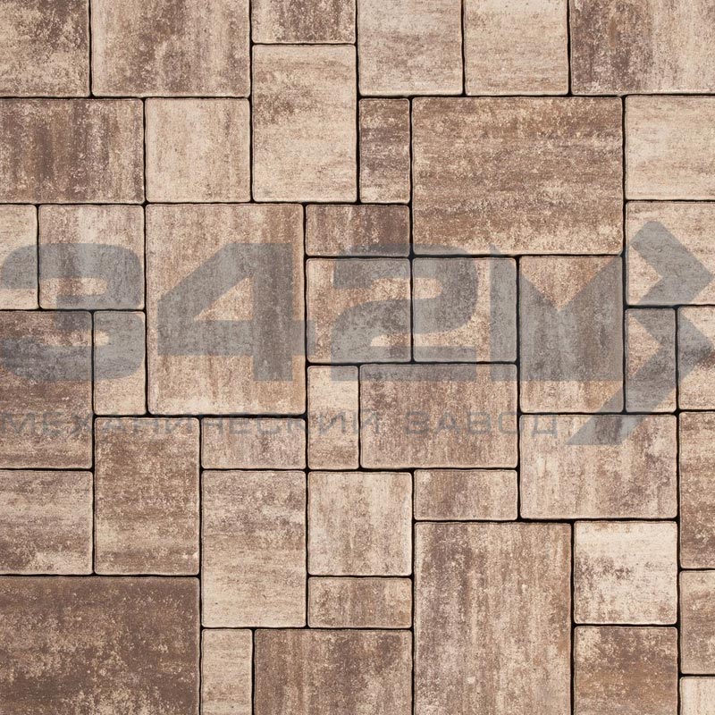 тротуарная плитка бавария color mix невада h=60 мм картинка 3