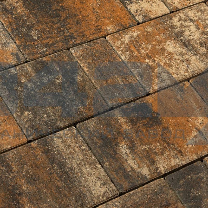 тротуарная плитка новый город color mix карелия h=60 мм картинка 1