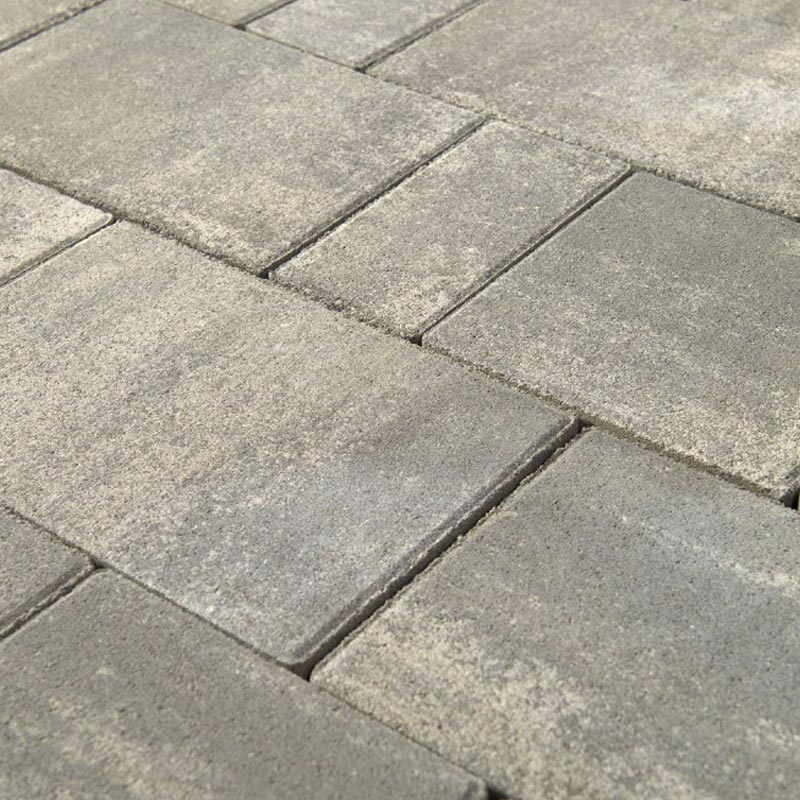тротуарная плитка старый город ландхаус, color mix туман h=60 мм картинка 1